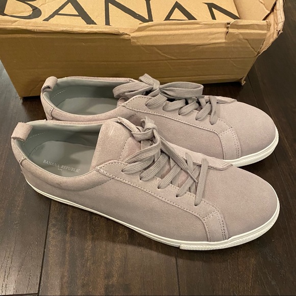 SOLD!! Banana Republic Leather Suede Sneakers - Picture 2 of 11